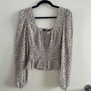 Missguided Peplum Top